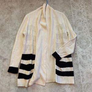 Daisy Fuentes Striped Cardigan Sweater